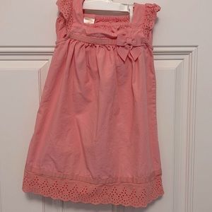 Gymboree pink eyelet dress with diaper cover